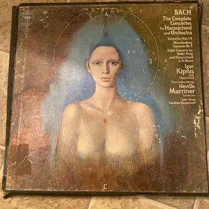 Bach the complete concertos for Harpsichord and Orchestra. 4 records and poster
